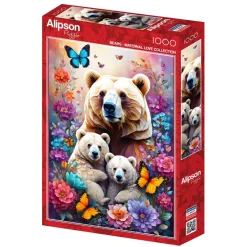 Alipson - Bears - Maternal Love Collection - 1000 Piece Jigsaw Puzzle Online