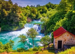 Alipson - Cascades de Krka, Croatia - 1000 Piece Jigsaw Puzzle Clearance