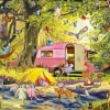 Alipson - Fairy Camping with Forest Friends - 1000 Piece Jigsaw Puzzle Online