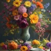 Alipson - Flower Bouquet - 1000 Piece Jigsaw Puzzle Hot