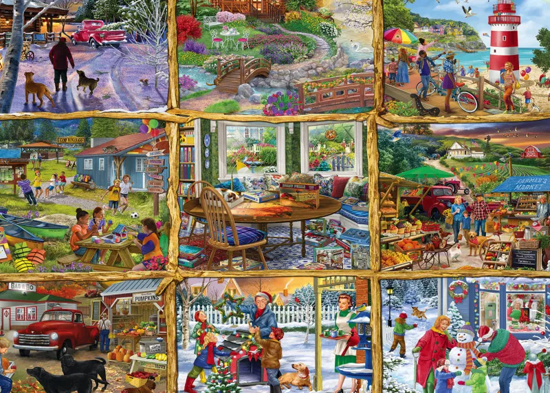 Alipson - For All Seasons - 1000 Piece Jigsaw Puzzle Fashion