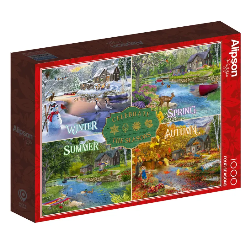 Alipson - Four Seasons - 1000 Piece Jigsaw Puzzle Hot