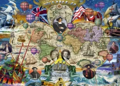 Alipson - Great Explorers of the World - 1500 Piece Jigsaw Puzzle Outlet