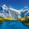 Alipson - Lac de Bachalp, Alpes - 1000 Piece Jigsaw Puzzle Hot