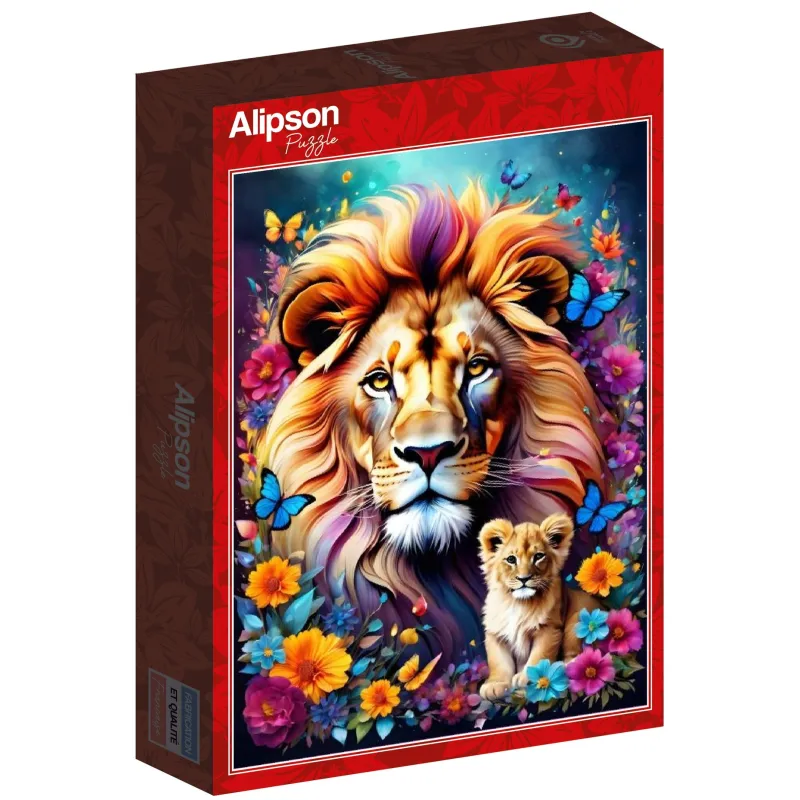 Alipson - Lions - Maternal Love Collection - 1000 Piece Jigsaw Puzzle Best