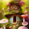 Alipson - Mushroom House - 1000 Piece Jigsaw Puzzle Discount