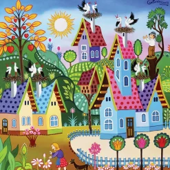 Alipson - Mustering Storkes - 1000 Piece Jigsaw Puzzle Best