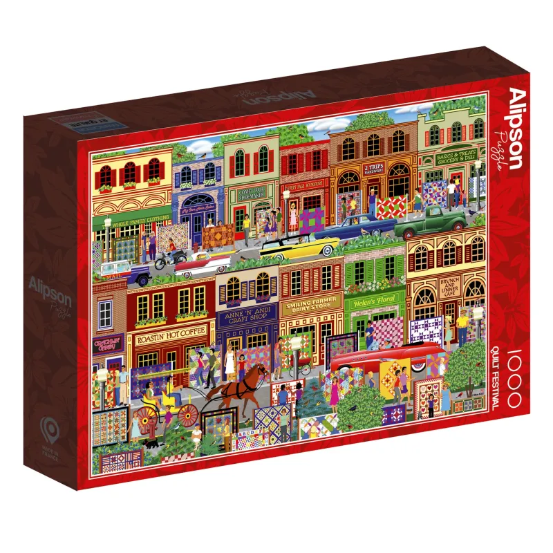 Alipson - Quilt Festival - 1000 Piece Jigsaw Puzzle Outlet