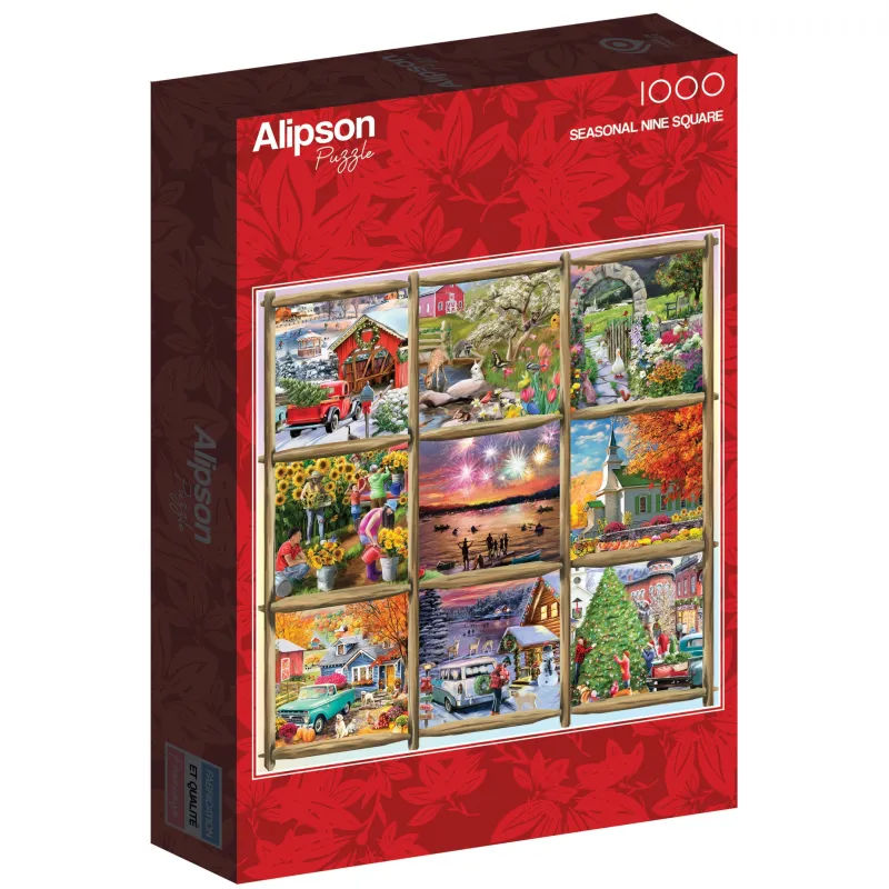 Alipson - Seasonal Nine Square - 1000 Piece Jigsaw Puzzle Fashion