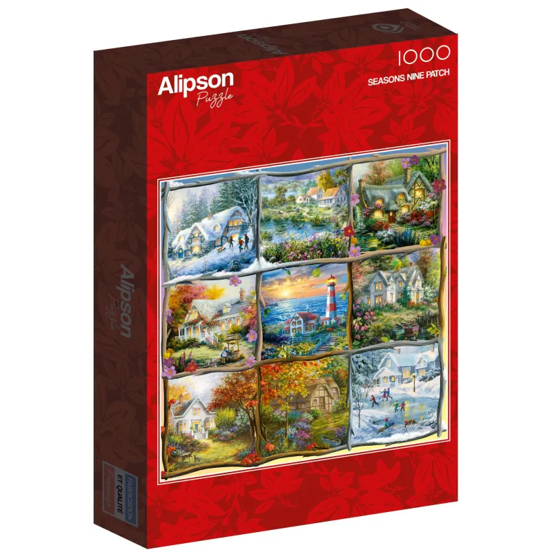 Alipson - Seasons Nine Patch - 1000 Piece Jigsaw Puzzle Outlet