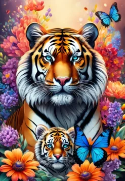 Alipson - Tigers - Maternal Love Collection - 1000 Piece Jigsaw Puzzle Outlet