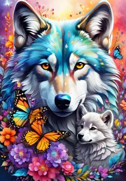 Alipson - Wolves - Maternal Love Collection - 1000 Piece Jigsaw Puzzle Outlet