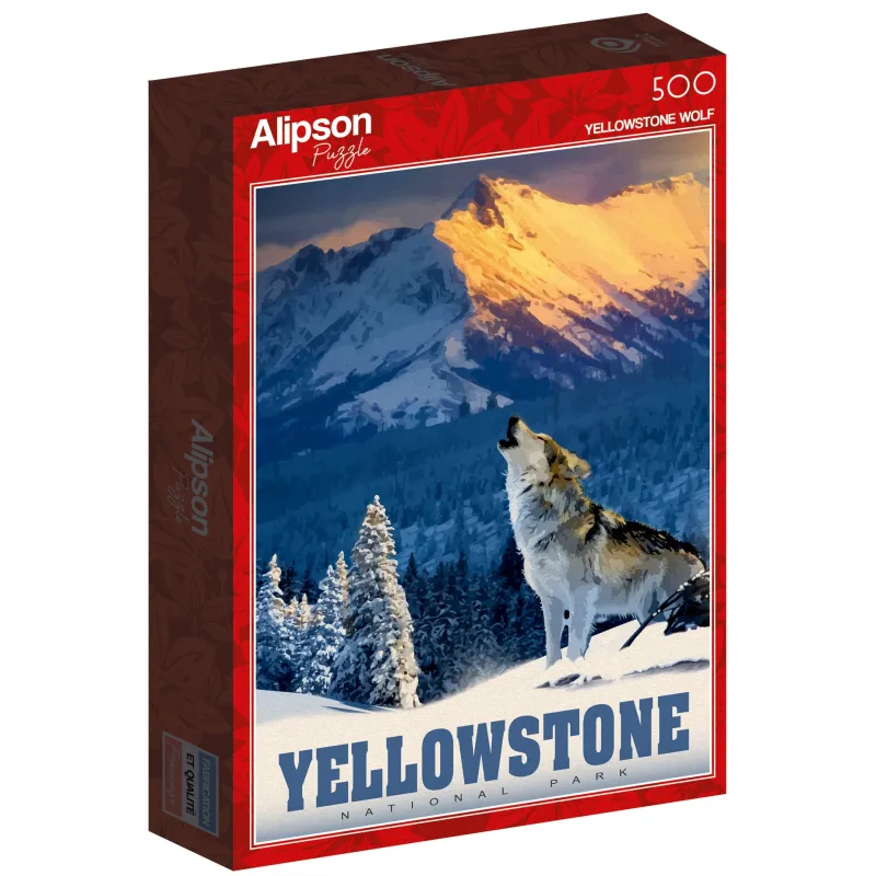 Alipson - Yellowstone Wolf - 500 Piece Jigsaw Puzzle Online