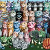 Anatolian - Cat Family Reunion - 1000 Piece Jigsaw Puzzle Best