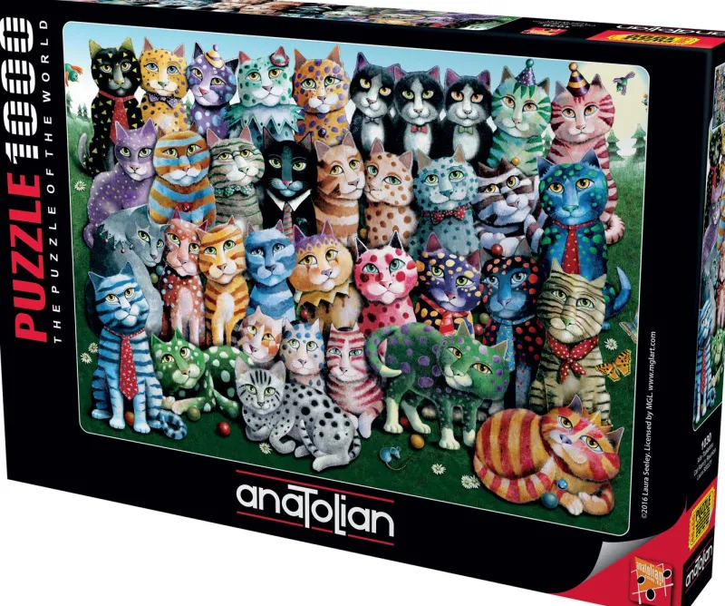 Anatolian - Cat Family Reunion - 1000 Piece Jigsaw Puzzle Best