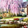 Anatolian - Cherry Blossom Cottage - 1000 Piece Jigsaw Puzzle Fashion