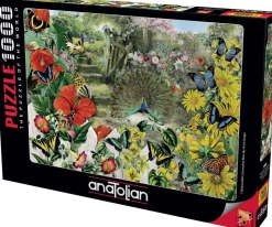 Anatolian - Peacock in the Garden - 1000 Piece Jigsaw Puzzle New