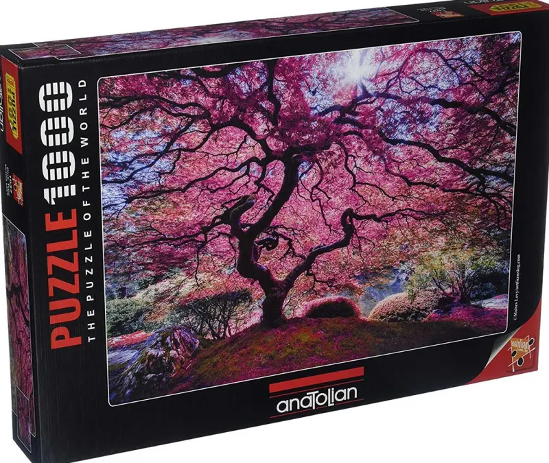 Anatolian - Pink Tree - 1000 Piece Jigsaw Puzzle Online
