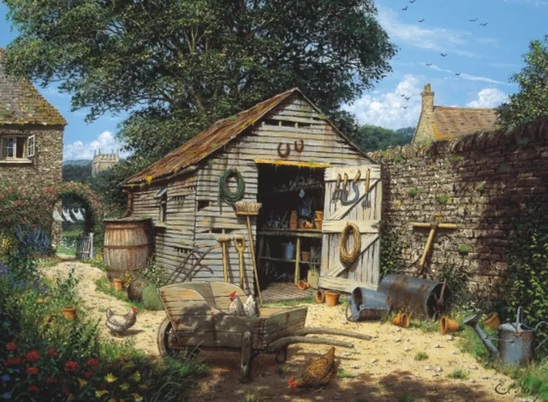 Anatolian - Potting Shed - 1000 Piece Jigsaw Puzzle Outlet