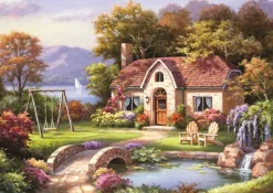 Anatolian - Stone Bridge Cottage - 1500 Piece Jigsaw Puzzle Hot
