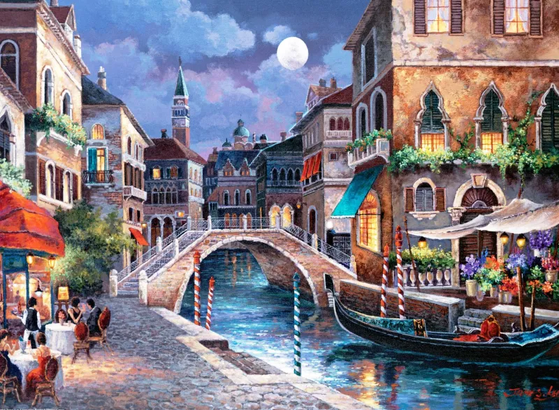 Anatolian - Streets of Venice II - 1000 Piece Jigsaw Puzzle Clearance