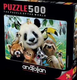 Anatolian - Zoo Selfie - 500 Piece Jigsaw Puzzle New