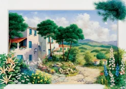 Art Puzzle - At Summerhouse - 1000 piece jigsaw puzzle Fashion