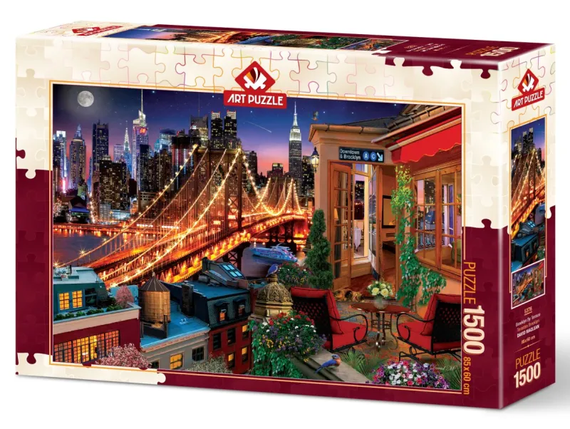 Art Puzzle - Brooklyn By Terrace - 1500 Piece Jigsaw Puzzle Fashion