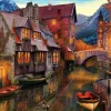 Art Puzzle - Canal Homes - 2000 Piece Jigsaw Puzzle Hot