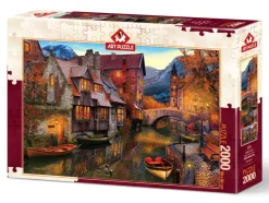 Art Puzzle - Canal Homes - 2000 Piece Jigsaw Puzzle Hot