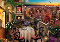 Art Puzzle - Dinner in New York - 1000 piece jigsaw puzzle New