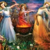 Art Puzzle - Fire Dance - 2000 Piece Jigsaw Puzzle Hot