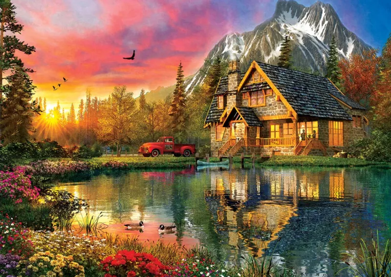 Art Puzzle - Four Seasons In One Moment - 2000 Piece Jigsaw Puzzle Fashion