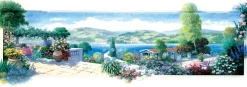 Art Puzzle - Garden Terrace - 1000 Piece Jigsaw Puzzle Clearance
