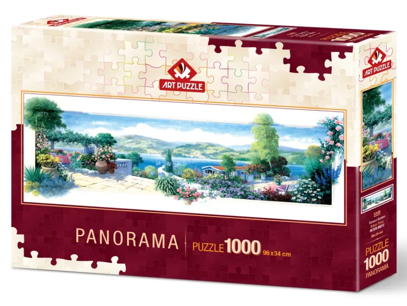 Art Puzzle - Garden Terrace - 1000 Piece Jigsaw Puzzle Clearance