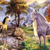 Art Puzzle - Hidden Horses - 1000 Piece Jigsaw Puzzle Online