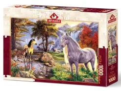Art Puzzle - Hidden Horses - 1000 Piece Jigsaw Puzzle Online