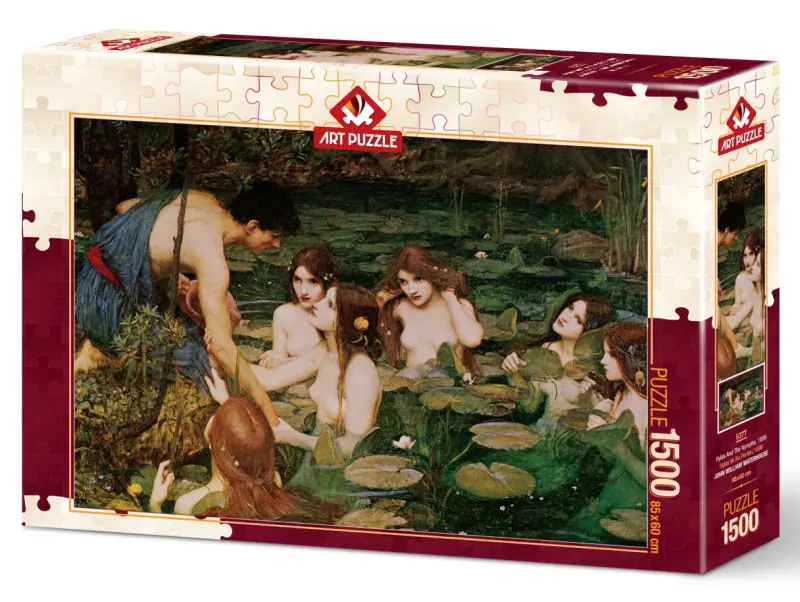 Art Puzzle - Hylas And The Nymphs, 1896 - 1500 Piece Jigsaw Puzzle Fashion