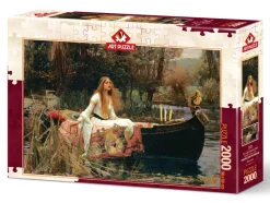 Art Puzzle - John William Waterhouse - The Lady of Shalott, 1888 - 2000 Piece Jigsaw Puzzle New