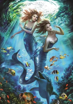 Art Puzzle - Mermaids - 500 Piece Jigsaw Puzzle Hot