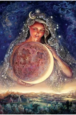 Art Puzzle - Moon Goddess - 1000 Piece Jigsaw Puzzle Online