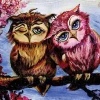 Art Puzzle - Owls in Love - 1000 Piece Jigsaw Puzzle Hot