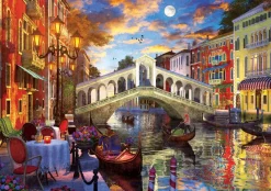 Art Puzzle - Rialto Bridge, Venice - 1000 Piece Jigsaw Puzzle Fashion