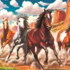Art Puzzle - Running Wild in the Valley - 1000 Piece Jigsaw Puzzle New