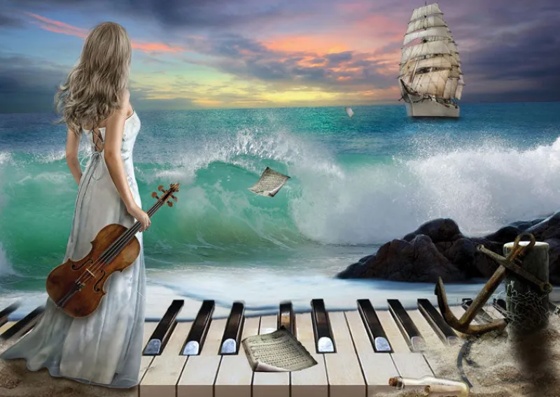 Art Puzzle - Sea Symphony - 1000 piece jigsaw puzzle Fashion