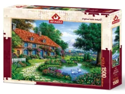 Art Puzzle - The Garden - 1500 Piece Jigsaw Puzzle Hot