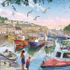 Art Puzzle - The Little Fishermen at the Harbour - 1000 piece jigsaw puzzle Hot