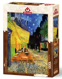 Art Puzzle - Vincent Van Gogh - Café Terrace at Night, 1888 - 1000 Piece Jigsaw Puzzle New