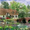 Art Puzzle - Water Lilies - 1000 piece jigsaw puzzle Hot