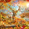 Bluebird - Animals In the Fall - 1000 Piece Jigsaw Puzzle Sale